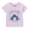 Disney Lilo & Stitch Girls Pants with Varsity Cardigan and Short Sleeve T-Shirt 3 Piece Set for Little to Big Kids - 3 of 4
