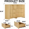 7 Drawer Wooden Dresser with Smooth-Glide Drawers, Modern Storage Solution for Bedrooms, Living Rooms, and Hallways - 2 of 4