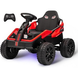 24V Ride-On Toys for Big Kids，Electric Four Wheeler，Battery Electric Car for Kids with Parent Remote,Bluetooth Music, Horn - 1 of 4