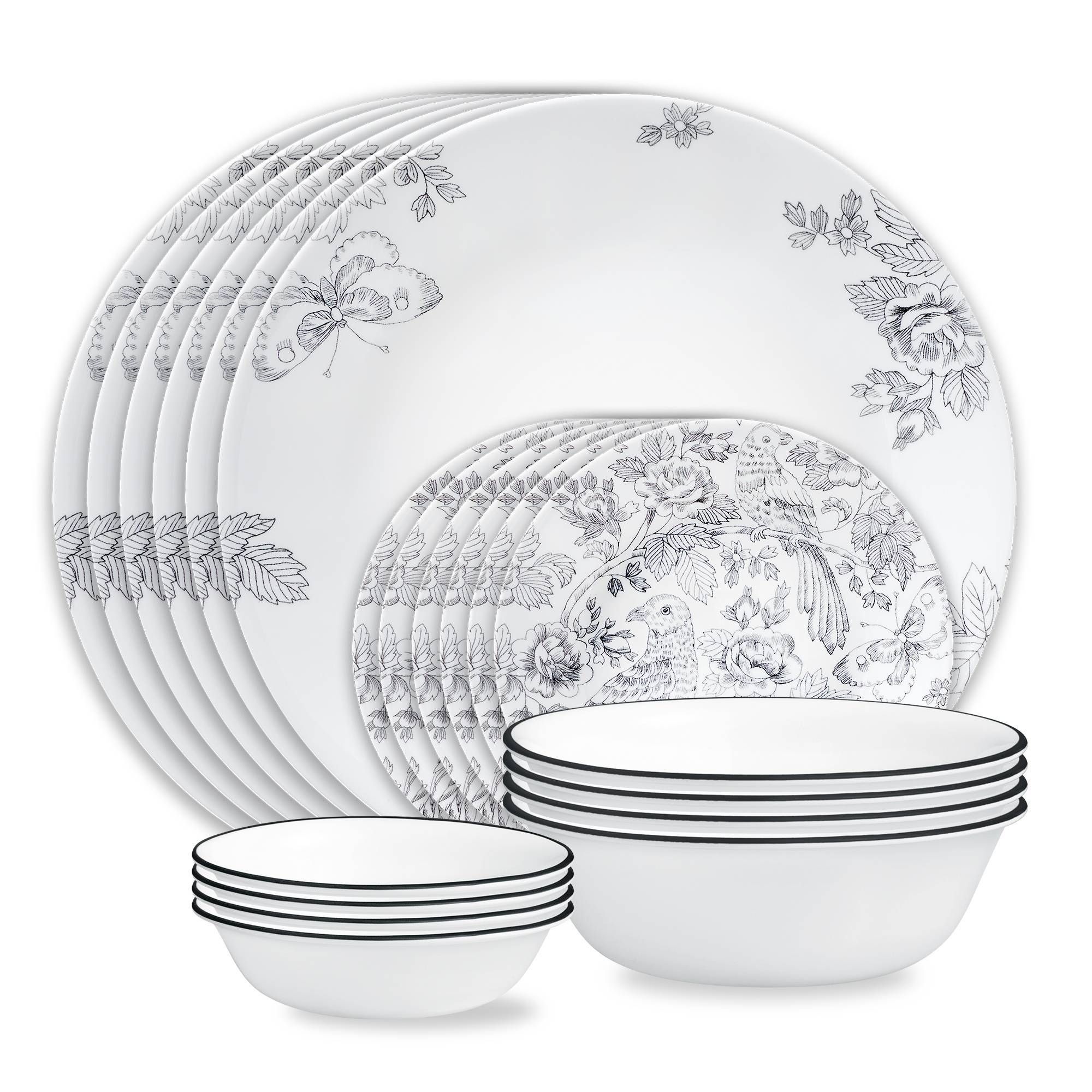 Corelle 16pc Francheska Dinnerware Set