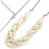 ELYA Women's Polished Freshwater Pearl Stainless Steel Necklace - 16" - 2 of 2