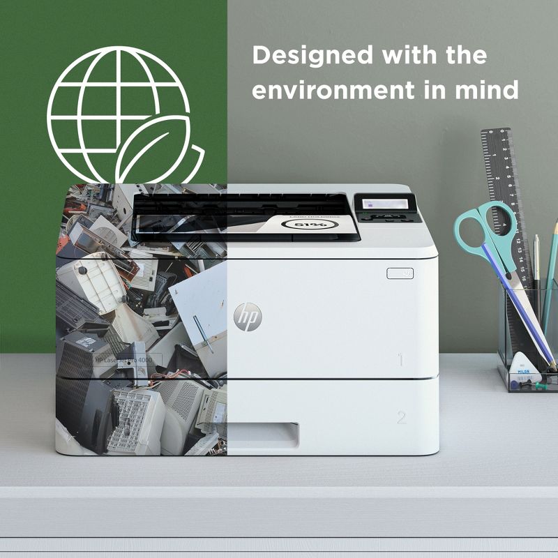 HP Inc. LaserJet Pro 4001dn Laser Printer, Black And White Mobile Print Up to 80,000, 4 of 9