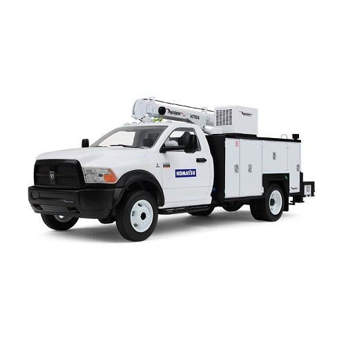 Dodge Ram 5500 Komatsu With Maintainer Service Body White 1 34