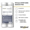 Whirlpool 10" x 2.5" Whole Home Standard Capacity Sediment Water Filters, 5 Micron, WHKF-GD05 - 2 of 4