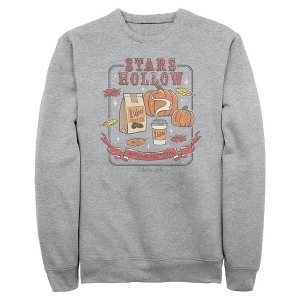 Mens Gilmore Girls Stars Hollow Pumpkin Late Sweatshirt - 1 of 4