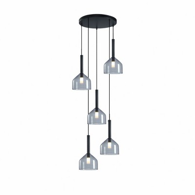 Artcraft Lighting Kali 5 - Light Chandelier in  Black