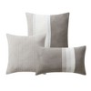 King Comforter Set Ultra Soft Faux Suede Fashion Bedding Sets with Shams, Throw Pillows, and Bed Skirt, Taupe - 4 of 4