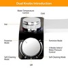 iMountek"Non-Electric Fresh Water Bidet Attachment with Self-Cleaning Dual Nozzles, Temp & Pressure Controls"White - 2 of 4
