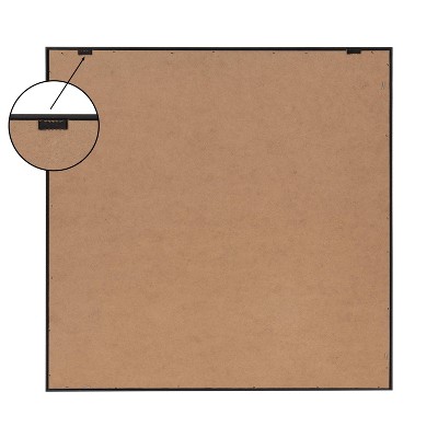 22" x 22" White Framed Cactus Canvas Wall Art