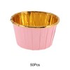 Unique Bargains Curled Rim Disposable Baking Cups Coated Baking Paper 2.56"x1.57" 50Pcs - 4 of 4