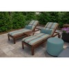 Casual Cushion Solid Sunbrella Fabric 1-Piece Indoor/Outdoor Lumbar Pillow, 22"W x 9"L - 2 of 4