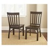 Set of 2 Cayla Side Chair Dark Oak - Steve Silver Co.: Wood Frame, Slat Back, Armless Design, 250lb Capacity - 4 of 4