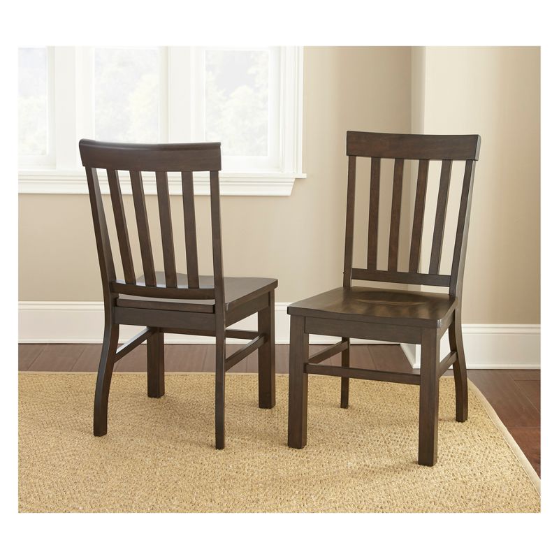 Set of 2 Cayla Side Chair Dark Oak - Steve Silver Co., 1 of 5