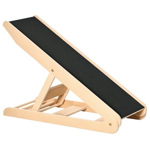 Skyzone 4-Level Adjustable Pet Ramp for Small Dogs (≤33 lbs) - Foldable, Non-Slip Surface for Bed, - 1 of 4