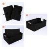 REGALWOVEN Fabric Collapsible Large Capacity Open Storage Bins 1 Pack - 3 of 4