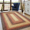 Indoor Modern Imitation Weaving Textured Area Rugs for Bedroom Living Room Abstract Easy Care Washable Soft Low Pile Non Slip Carpet - 2 of 4