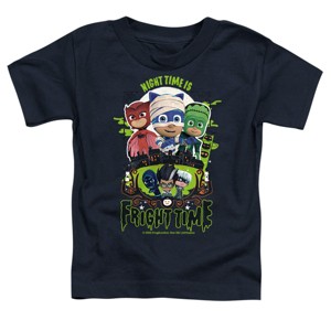 Toddler Boys' Pj Masks Halloween Night Time Is Fright Time T-Shirt - 1 of 3