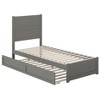 AFI Furnishings NoHo Platform Bed TXL with Footboard & TXL Trundle AG - 3 of 4