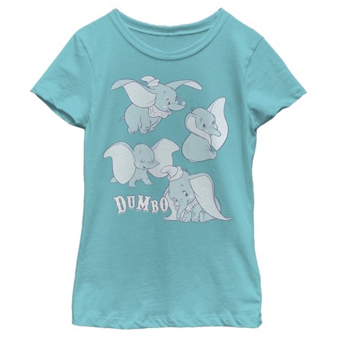 Girl's Dumbo Stay Fly Rainbow T-shirt : Target