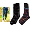 MeMoi 3 Pair Men's Food & Beverage Themed Novelty Crew Socks - 3 of 4