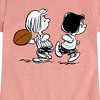 Girls' - Peanuts - Marcie Patty Football Fitted Short Sleeve Graphic T-Shirt - 2 of 4