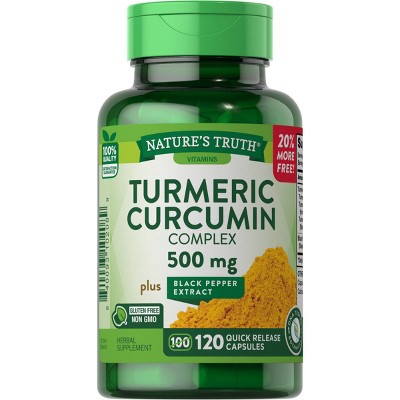 Nature's Truth Turmeric Curcumin Dietary Supplement Capsules - 100ct