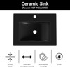 ELECWISH 24" Ceramic Drop-in Sink - image 4 of 4