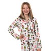 Seven Times Six Dr. Seuss The Grinch Pajamas Girl's Velveteen 2-Piece Lounge Sleep Set - 3 of 4