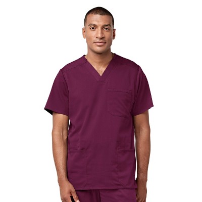 Wink PRO Men's Multi-Pocket V-Neck Scrub Top
