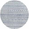 Hauteloom Novato Navy All Over Pattern Performance Rug - 4 of 4