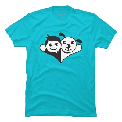 Men's Design By Humans Doggy Friend By graphicganga T-Shirt