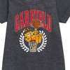 - Garfield - Basketball Graphic Short Sleeve Fleece Dress - 2 of 3