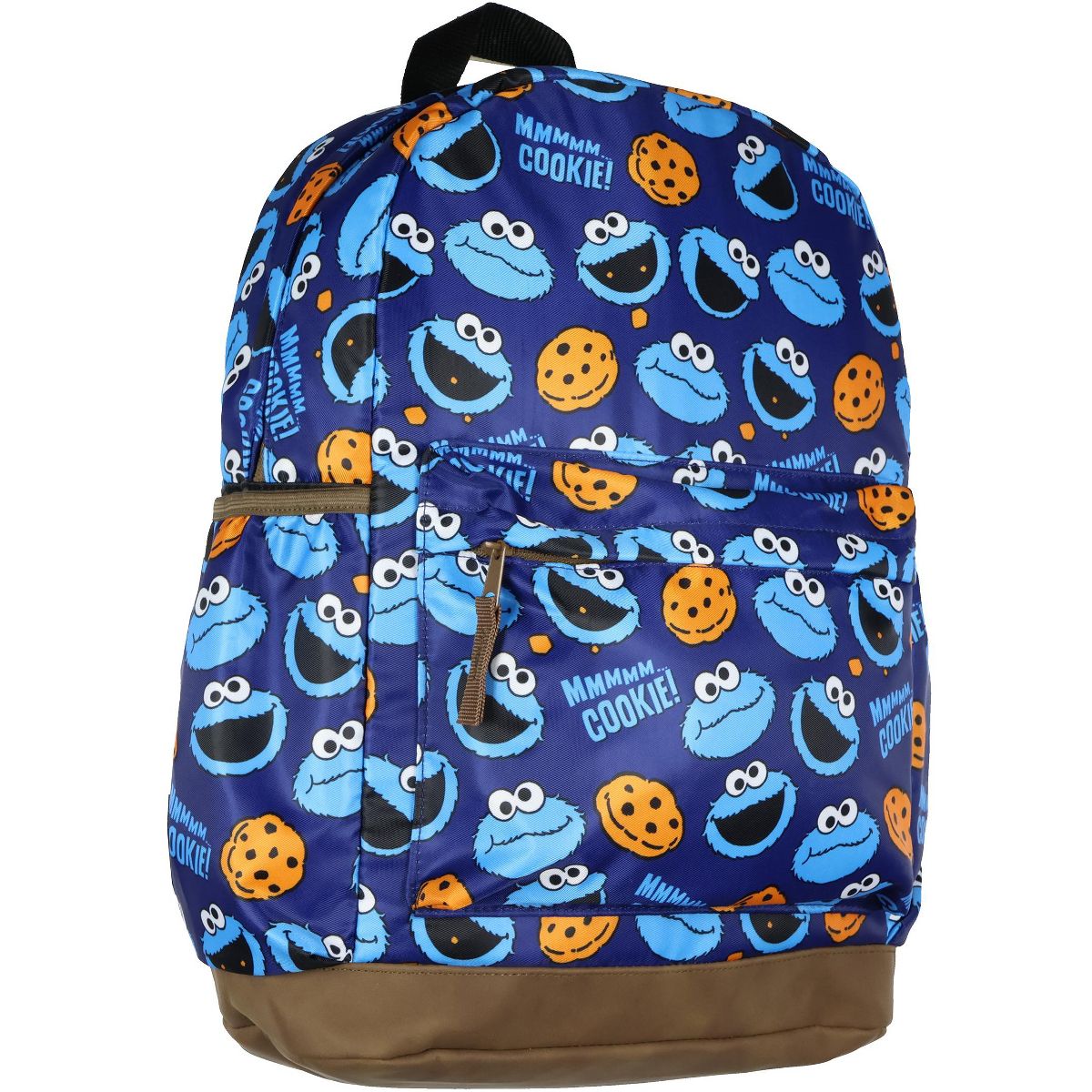 Sesame Street Cookie Monster Backpack Kids School Laptop Travel Bookbag