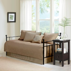 Gracie Mills Sandy 6-Piece Cottage-Inspired Reversible Daybed Cover Set - 1 of 4