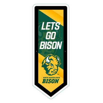 Evergreen Ultra-Thin Glazelight LED Wall Decor, Pennant, North Dakota State University- 9 x 23 Inches Made In USA