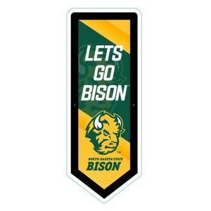 Evergreen Ultra-Thin Glazelight LED Wall Decor, Pennant, North Dakota State University- 9 x 23 Inches Made In USA - 1 of 4