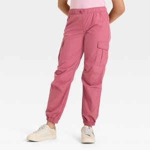 Girls' Parachute Cargo Pants - Cat & Jack™ - 1 of 3