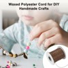 Unique Bargains Waxed Polyester Cord Waxed Polyester Durable Multipurpose Beading Cord 1 Pc - 4 of 4