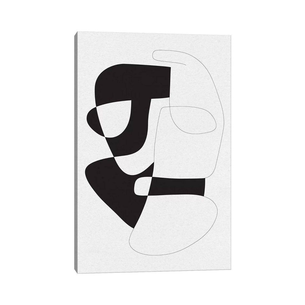 Photos - Other Decoration 18" x 12" x 1.5" Graphical III by Design Fabrikken Canvas - iCanvas: Modern Unframed Artwork