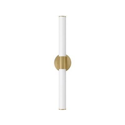 Maxim Lighting Tubo 1 - Light Vanity in  Natural Aged Brass