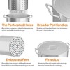 ROVSUN Turkey Fryer Pot & Seafood Boil Pot with Strainer Basket & Lid Hook , Stock Pot for Turkey Frying & Crab, Shrimp Boiling - 4 of 4