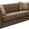Acme Furniture 33" Aurelia Sofa Brown - 4 of 4