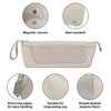 Anna-Kaci Heat-Resistant Hair Tool Storage Bag with Built-In Protective Mat and Travel Handle - Light Beige - 2 of 4