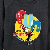 Women's - Dr. Seuss - Cat In the Hat Have Fun And Create Lightweight French Terry Slouchy - 2 of 4
