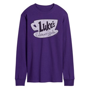 Men's - Gilmore Girls - Lukes Coffee Long Sleeve Graphic T-Shirt - 1 of 2
