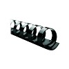 GBC CombBind Standard Spines 1/2" Diameter 90 Sheet Capacity Black 100/Box 4000068 - 2 of 2