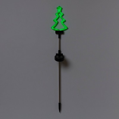 Image of Solar LED Neon Style Tree Christmas Novelty Path Light - Wondershop™