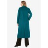 Jessica London Women's Plus Size Long Shawl Collar Wool Coat - 3 of 4