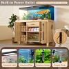 ELJGET 55-75 Gallon Fish Tank Stand, 880LBS Capacity, with 4 AC Outlets & 2 USB Ports, Heavy Duty Storage Cabinet for Aquarium, Turtle & Reptile Tank - 3 of 4