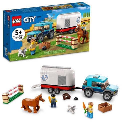 Kan ikke fjendtlighed Modtagelig for Lego City Great Vehicles Horse Transporter Toy Suv Car 60327 : Target